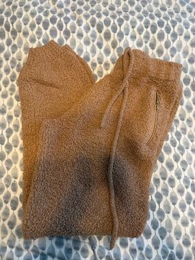Skims Cozy Sherpa Jogger Pants - Brown